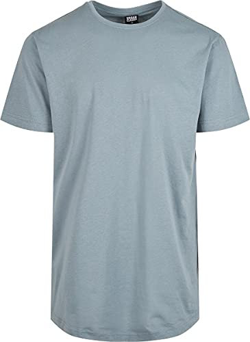 Urban Classics Herren T-Shirt Shaped Long Tee Dustyblue 4XL