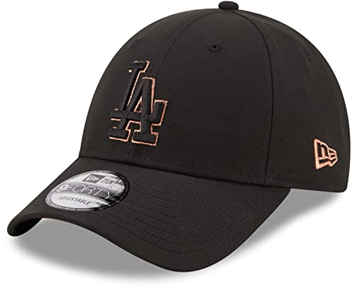 New Era Berretto 9FORTY MLB Metallic Outline L.A. Dodgers Nero-Oro Rosa