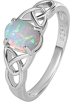 Generic wojonifuiliy01 Optischer Ring für Frauen Modeschmuck beliebtes Zubehör für Frau (`-Silver, 7)