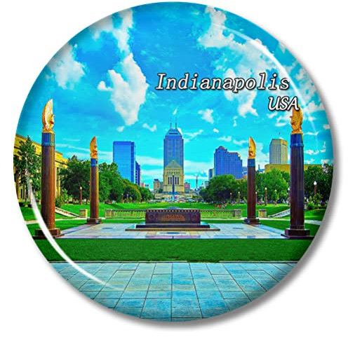 USA Indianapolis Magnet Kühlschrank Kühlschrank Magnet Aufkleber Reise Souvenir Metall Flaschenöffner Dekorativer Magnet