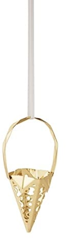 Georg Jensen Urlaubskegel Ornament Gold Platted Messing von Sanne Lund Traberg
