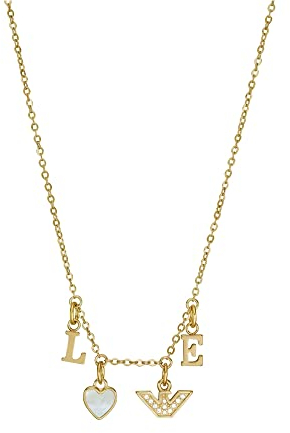 EMPORIO ARMANI Damenkette Perlmutt weiß, EGS2968710
