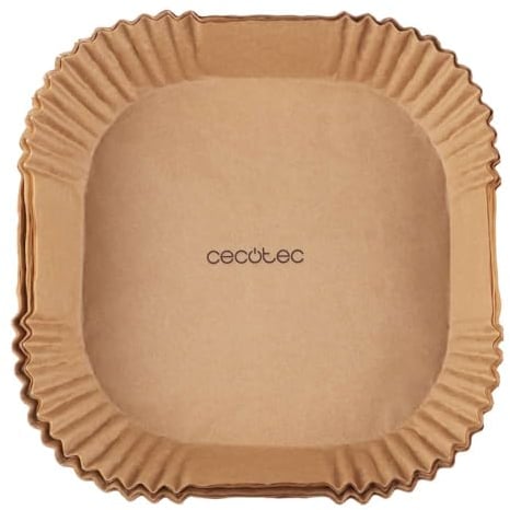 Cecotec Accesorios de Papel para Freidora de Aire sin Aceite Cecofry Paper Pack. Múltiples aplicaciones, 150 Piezas,. Material Seguro y Sostenible, Mejor limpieza, Fácil de Usar