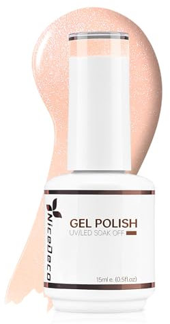 Nicedeco Gel Nail Polish, 15ml UV/LED Soak-Off Gel Polish,Nail Art Manicure Pedicure, Salon & Home Use - Long Lasting & Easy to Apply 014