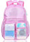 BYXEPA Schulrucksack Mädchen, 42x32x18cm Rucksack Mädchen, Rucksack Kinder Mädchen, Große Kapazität Schultasche mit Reflektierenden Streifen für Kinder 5-10 Jahre Alt (Meerjungfrau Rosa)