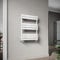 ELEGANT Flat Panel Heated Towel Rail White Bathroom Ladder Radiator 800 x 600 mm Central Heating Towel Radiator