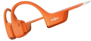 SHOKZ OpenRun Pro 2 Mini Knochenschall Sportkopfhörer, Open-Ear-Ohrhörer mit Bluetooth 5.3, Mikrofon mit Geräuschunterdrückung, IP55 wasserdicht, 12 Std. Wiedergabe, USB-C Schnellladung, Orange