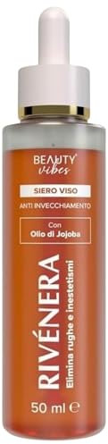 Rivenera Anti-Falten-Gesichtsserum – Hydrolisiertes Kollagen, Hyaluronsäure, Vitamin C, Retinol – feuchtigkeitsspendende Anti-Aging-Behandlung für reife, trockene oder dehydrierte Haut – Made in Italy