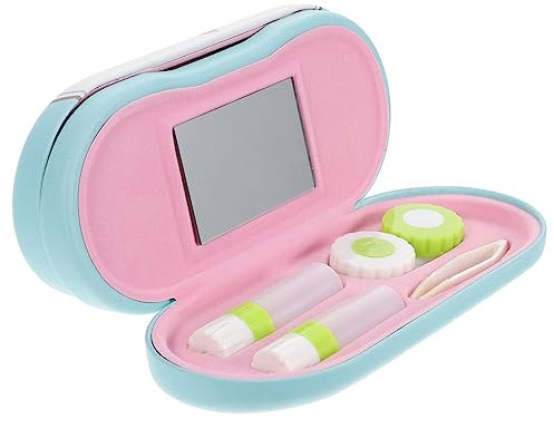 ORFOFE Vitrine Modische Brillenbox Robustes Pu-Material Doppellagiges Design Zur Aufbewahrung Von Brillen