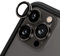 RhinoShield Protector de Cristal Templado 9H para Lente de Cámara Compatible con[iPhone 13 Pro/13 Pro Max] Resistencia a Impactos, Protección a Prueba de Explosiones, Tecn Anti-Niebla-Gris Oscuro