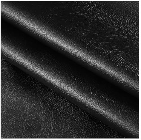 Kunstleder Selbstklebend Selbstklebender Lederstoff Zur Reparatur. Selbstklebendes Lederreparaturset. Stark Haftender Ledercouch-Flicken, Für Sofas, Möbel, Autositze, Bürostühle.(Black)