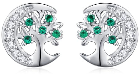 TRISHULA 925 Sterling Silver Women's Animal Earrings Novelty Hypoallergenic Animal Jewellery Gift for Women Girls Birthday