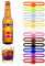 Cobee 24 marcadores de bebidas, marcadores de copa de vino, dijes para botellas de agua, marcadores de silicona para botellas de vino, etiquetas para bares, fiestas, copas de champán o familias