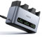 llano 30W LP-E6NH LP-E6P Battery Charger: Fast Three Slot for Canon Camera Batteries EOS R5/R6/R7 Mark Il, 5D/6D/7D Mark Il/llI/IV, 60D/70D/80D/90D, USB-C, LED, Durable CNC Aluminum