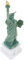 KAILIKETIY Mini Statue Der Freiheit Taj Mahal Statue Der Liberty Torch Mini Statue Der Lady Liberty Figur Engel Der Freiheit Mit Hundestatue Aufblasbare Krone Souvenir Grüne