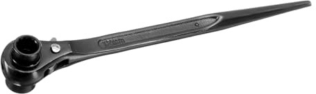 sourcing map 12 x 14 mm Sechskant-Ratschenschlüssel für Gerüste, Ratsche, Steckschlüssel, Werkzeug (schwarz)
