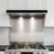 Ooivie Stainless Steel Splashback – Brushed finish - Splashback for Kitchen – cooker splashback – kitchen splashback – multiple sized kitchen splashbacks for walls (Without holes, 600mm x 800mm)