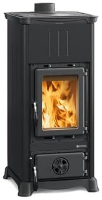 La Nordica Kaminofen Holzofen Emiliana Steel schwarz | 6,5 kW