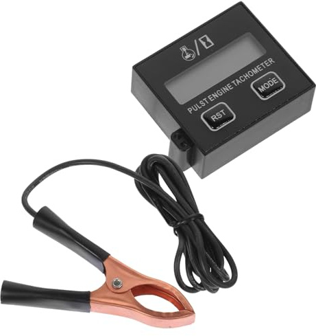 Alipis Tachymètre Numérique Pour Petit Moteur Tachymètre Pour Tondeuse Vtt Compteur De Vitesse Jauge De Régime Moteur Essence