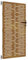 Portail de jardin 85 x 200 cm en acier Corten | Design carré pour jardin et entrée | Durable et résistant aux intempéries | Brise-vue moderne pour l'intimité