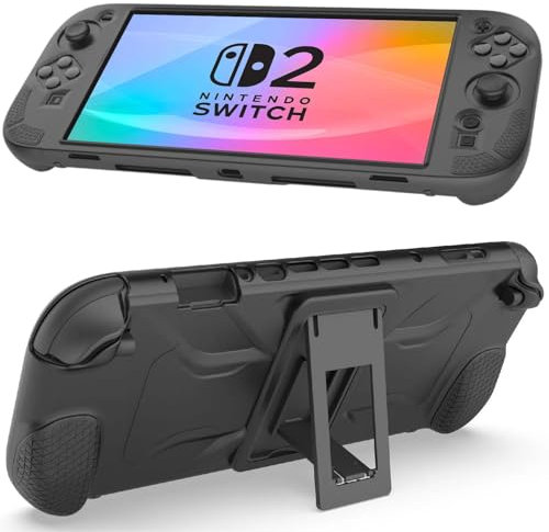 Coque Silicone pour Nintendo Switch 2 2025. Étui, Housse de Protection Anti Rayures, Anti dérapant, Anti Transpiration