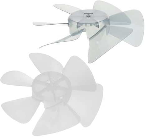 CIYODO 2 Piezas Repuesto Ventilador de Plástico para Ventilador de Pedestal Compatible con Ventiladores de Pared Color Transparente y Instalación y Funcionamiento Silencioso