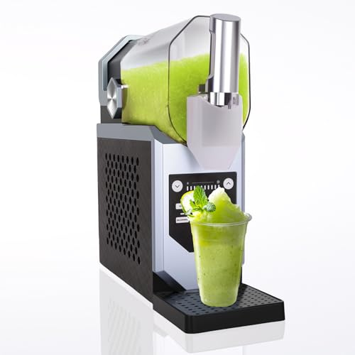 Sinbide Slush Eismaschine - 5 Programme,softeismaschine, UV-C Selbstreinigungsfunktion, für Milchshakes, Frozen Yogurt, Cocktails,Wein,Frappés, kein Eis erforderlich, fasst 2 L