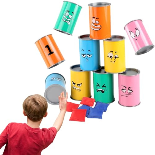 Hogvinnatil Set Di Borse In Tessuto - Gioco Di Lancio Di Lattine Fiera | Giocattolo Interattivo Divertente per Feste A Casa Spiaggia Campeggio E Giardino