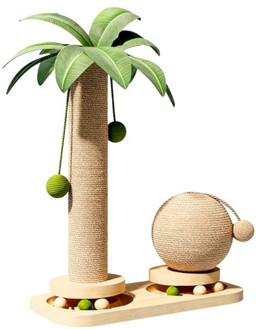 Katzen Kletterbaum Kratztonne Mit Spielturm Kratzbrett Für Junge Katzen | Indoor Katzen Spielzeug Für Und Haustiere Zum Geburtstag Halloween Zuhause