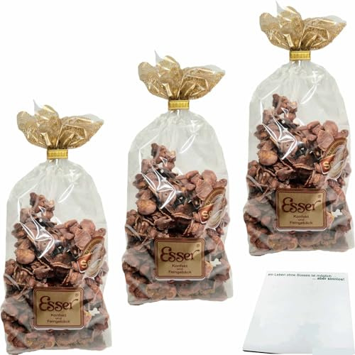 usy Bundle für Esser Schoko-Crisp 3er Pack (3x200g Beutel) + usy Block