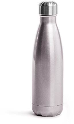 Sagaform Isolierflasche Stahlflasche, Edelstahl, Rosa, One Size