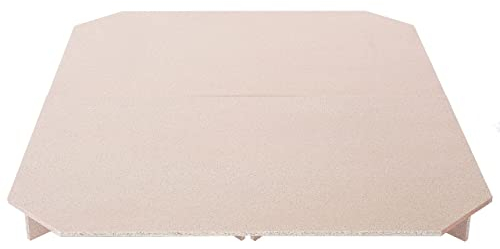 Beliani Praktischer Podest für Wasserbettmatratzen 160 x 200 cm Heller Holzfarbton Durable