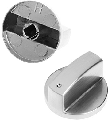 NOWON 2 Stücke Universal Herd Gasherd Range Knob Schalter Ersatz Metall