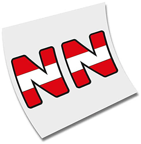 2 x Aufkleber aus Vinyl, selbstklebend, NurBURGRING MOTOR RACING RALLY DECAL GP bedruckt
