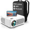 Projector, TOPTRO WiFi Projector 4K 5G Bluetooth Projector, 10000LM Native 1080p Full HD Video Projector, 4P/4D Keystone/Zoom ±50°, 350 Display Home Outdoor Projector for Smartphone,TV,PS4,PPT