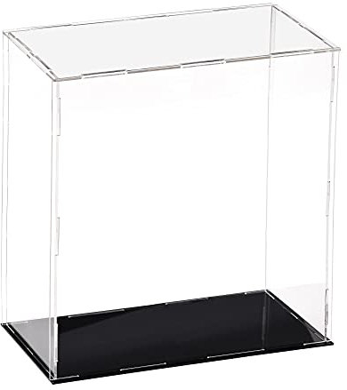 sourcing map Acryl-Vitrine, transparent, staubdicht, Schutz, Vitrine, Würfel, Sammlerstücke, 25 x 10 x 30 cm