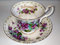 Rofu Tasse à collectionner Royal Albert février - 1 tasse et 1 soucoupe - Porcelaine osseuse - Violet - Maison - Tasse