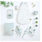 Nid d'ange esprit nature - blanc / vert - 80 cm