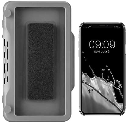 kwmobile Funda Completa Compatible con Smartphones y Tabletas de hasta 7 Carcasa Universal - Estuche Giratorio 360 Grados Protector de Salpicaduras de Agua