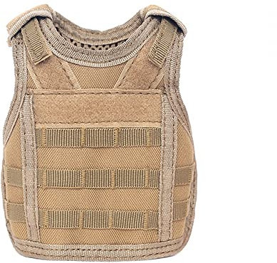 Bier Schutzweste, Verstellbare Getränke Weste, Isolation Biermäntel mit Klettverschluss für 350-550ml Behälter