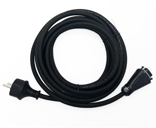 Solarsys® - 2m Cordon d'alimentation AC avec Connecteur de Terrain HMS et Prise Schuko Mâle, pour Micro-onduleur Série HMS, 2 Mètres