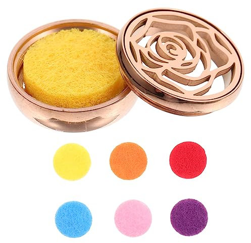 Lurrose 1 Satz Duft Schnalle Aroma-diffusor-Clips Duftschnalle Für Maske Magnetischer Clip Zur Aromadiffusion Maske Aromaschnalle Kleiner Duft Frisch Hängende Schnalle Rostfreier Stahl