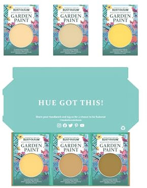 Rust-Oleum Garden Paint in Satin Finish – Warming Yellows Tester Box