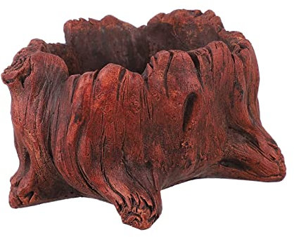 1 Pc Maceta Sembradora De Troncos Macetero Imitación Madera Jardineras De Troncos De Resina Plantador Macetero De Troncos De Tocón Macetero De Tocones Maceteros Cemento Hormigón