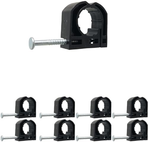 TMKOOL J-Haken mit Nagel für 1,27 cm PEX-Rohrstütze, 1,27 cm, 200 Stück