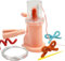 Dutis Strickmaschine, automatisch, Mini-Strickwerkzeug, Rosa, ABS, 9,5 x 6 x 1,4 cm