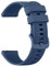 Vancle für Uhrenarmband 18mm Armband Herren Damen,Silikon Uhrenarmband mit Schnellverschluss Ersatzbänder Watch Straps für 18mm Armband(18mm,Navy blau)