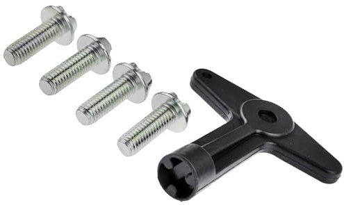 Clé de Fixation Enjoliveur + 4 Vis Antivol compatible avec LOGAN I II CLIO II III ESPACE IV LAGUNA II MODUS SAFRANE SCÉNIC I II TWINGO I II VEL SATIS - 7700422600