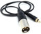DRUT 1m 3-Pin Male XLR to RCA Phono Single Plug Cable for HiFi Audio, Music Instruments, Mixer, Microphone Lead, Cable, Gold Plated 3.3ft
