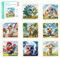 8 Stück Holzpuzzle für Kinder, Set mit 6 Teile Puzzles, Niedliche Puzzle Kleinkind, Bunte Tiere Puzzles, Lernspielzeug Puzzle Set, Kindergeburtstag Geschenke, für ab 3 Jahre Jungen Mädchen